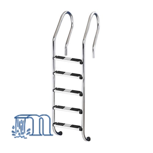 پله (نردبان)استخری 5 پله مدل کلاب کفی استیل