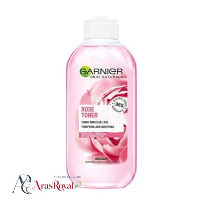 تونر گل رز گارنیر Garnier پوست خشک و حساس حجم 200 میل