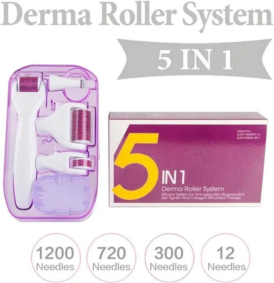 ماساژور درمارولر 5 در 1 دی ار اس مدل DRS Derma Rollerجدید
