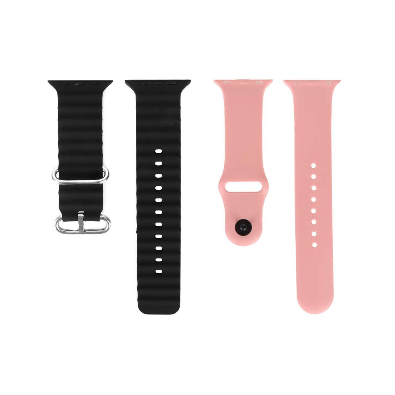 پک ساعت هوشمند KEQIWEAR مدل KW71 ULTRA3 MINI - مشکی (پک ضعیف)جدید