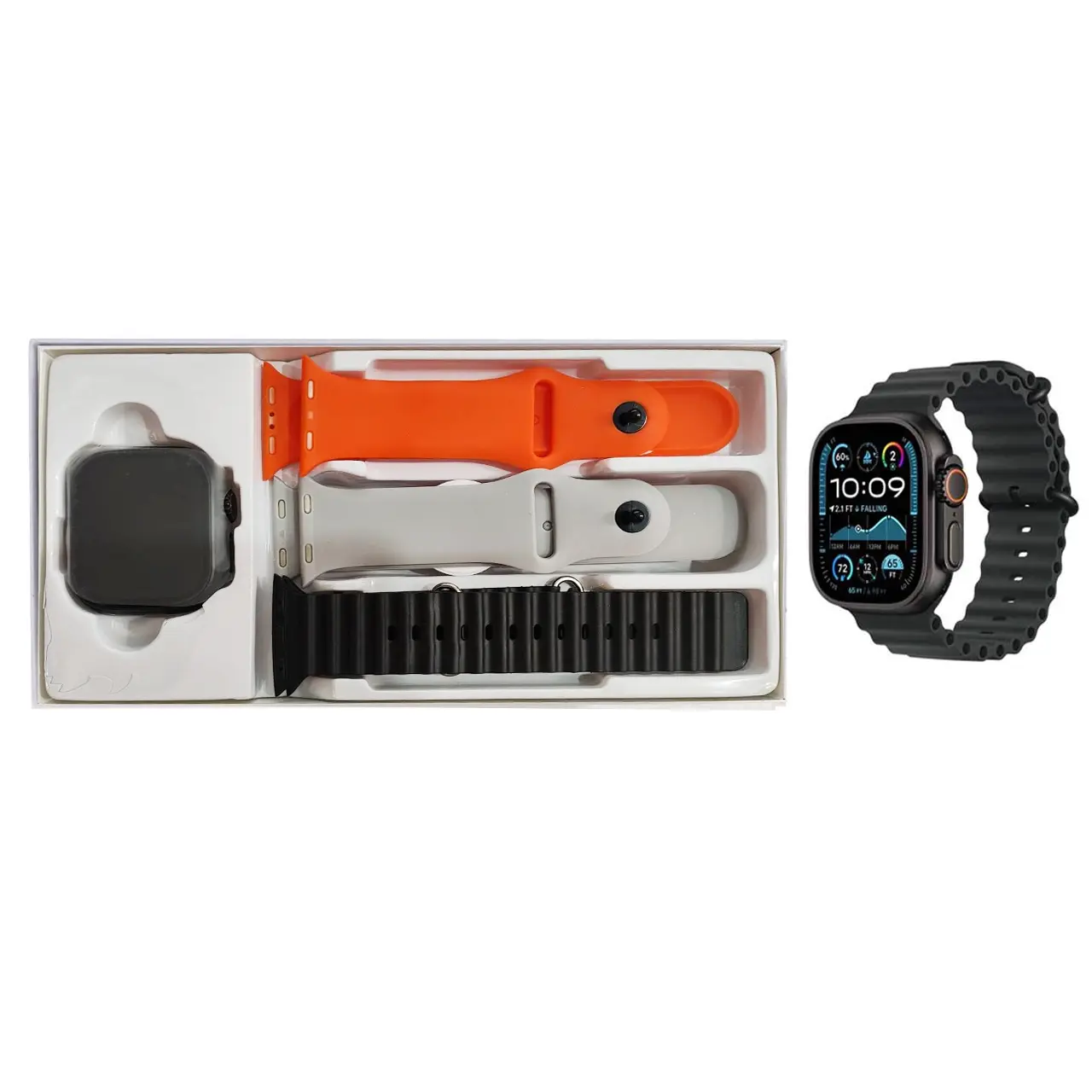 پک ساعت هوشمند WISME مدل WISME-X72 Ultra3 - مشکیجدید
