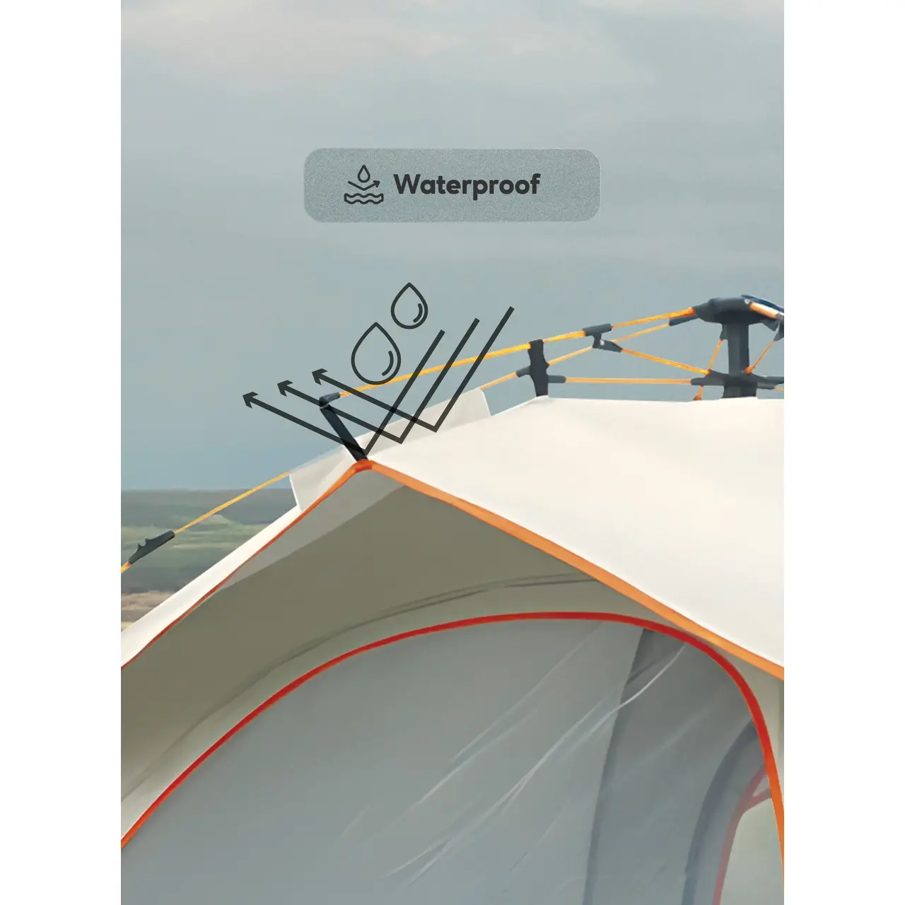 چادر کمپینگ Green Lion مدل GT-3 GNTNTGT3BG - بژ (گارانتی 6 ماهه شرکتی)جدید