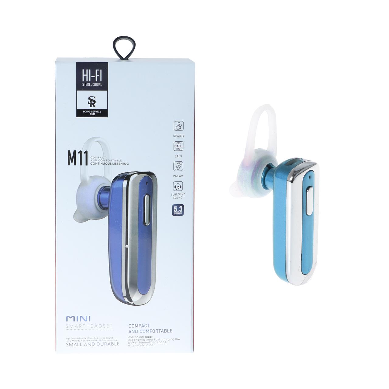 هندزفری بی سیم تک گوش HI-FI مدل M11 - آبیجدید