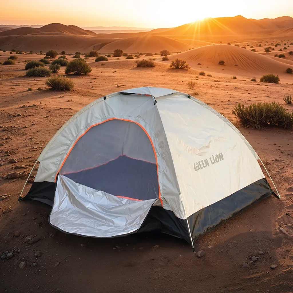 چادر کمپینگ Greel Lion مدل GT-3 GNTNTGT3BG - بژ - پک ضعیف (گارانتی 6 ماهه شرکتی)جدید