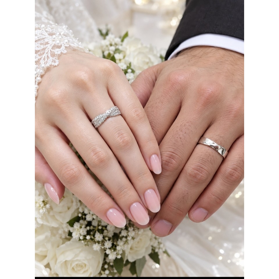 حلقه ست نقره مدل بی نهایتجدید