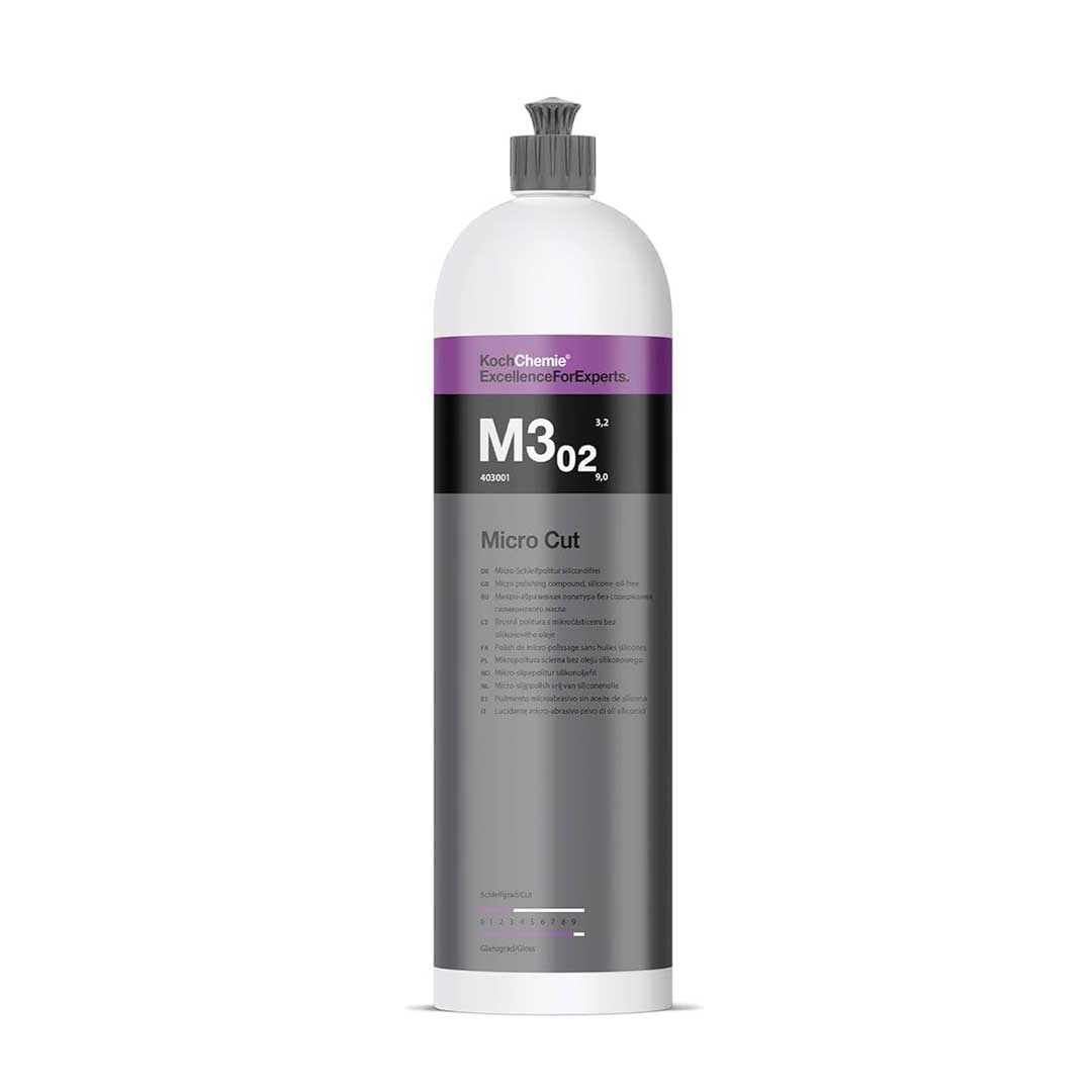 پولیش نرم و آنتی هولوگرام 250 میلی لیتری کوکمی-کخ کیمی مخصوص بدنه خودرو Koch Chemie M3.02 Micro Cut