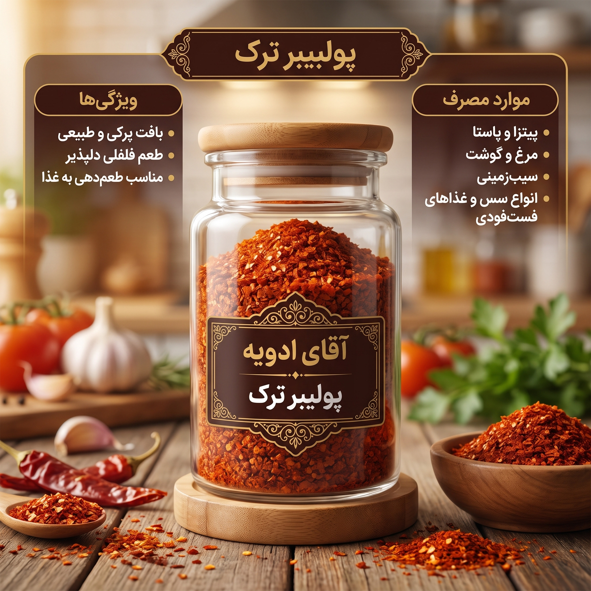 پولبیبر ترک ( ترکیبی درجه 1) وزن (1000/500/250/100/50) گرمی