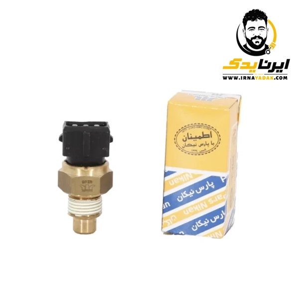 سنسور دمای آب(فشنگی) 3 فیش زیمنس مشکی (سمند EF7، دنا، (موتور EF7))‏ | پارس نیکان