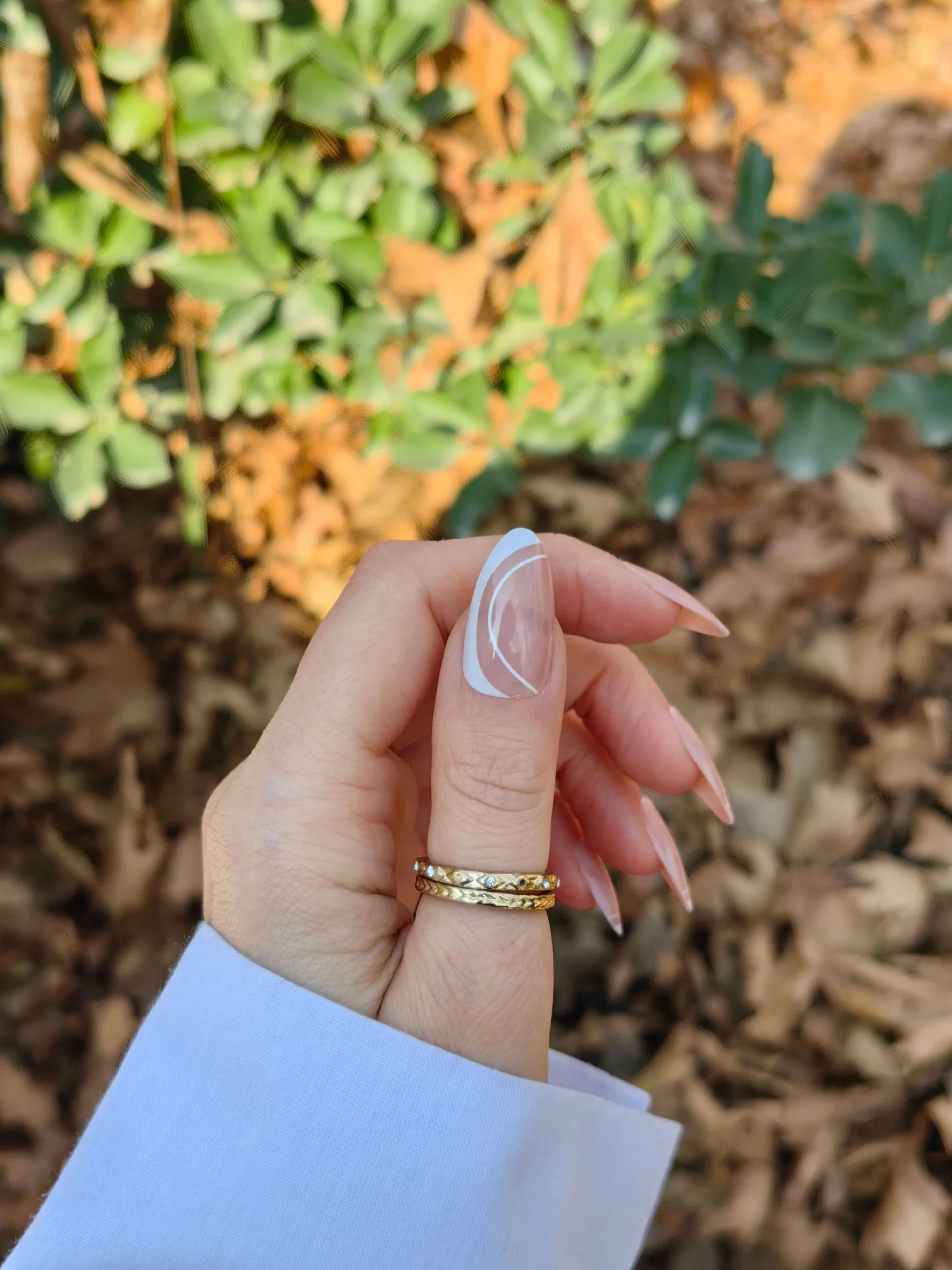 ناخن مصنوعی رنگ ناخن طرح فرنچ راسا – RSN0417