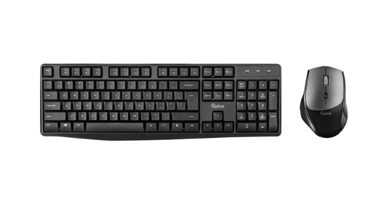کیبورد ماوس بیسیم جی پلاس GMK-C340Dجدید