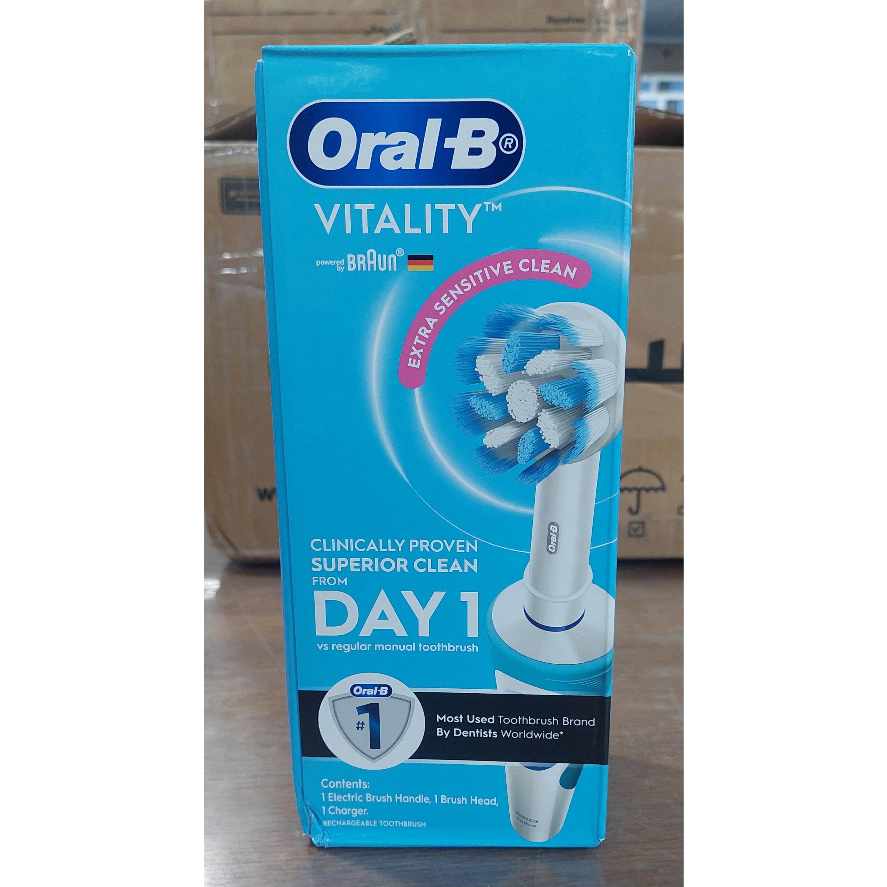 مسواک برقی اورال بی مدل ویتالیتی اکسترا سنسیتیو (vitality)جدید