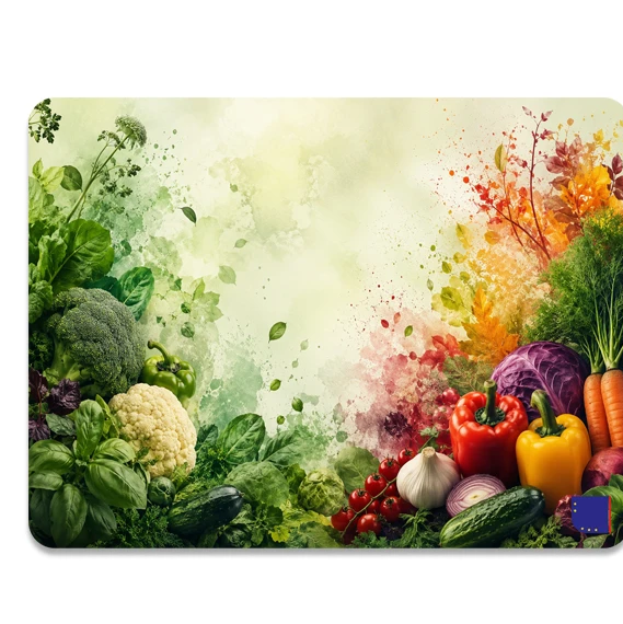 تخته گوشت شیشه ای طرح فلفل دلمه