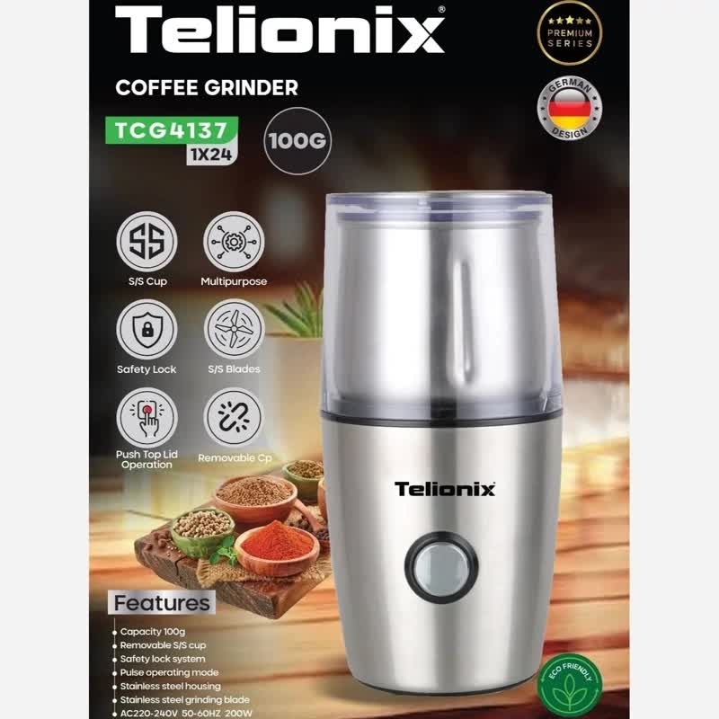 آسیاب قهوه تلیونیکس مدل TCG4137