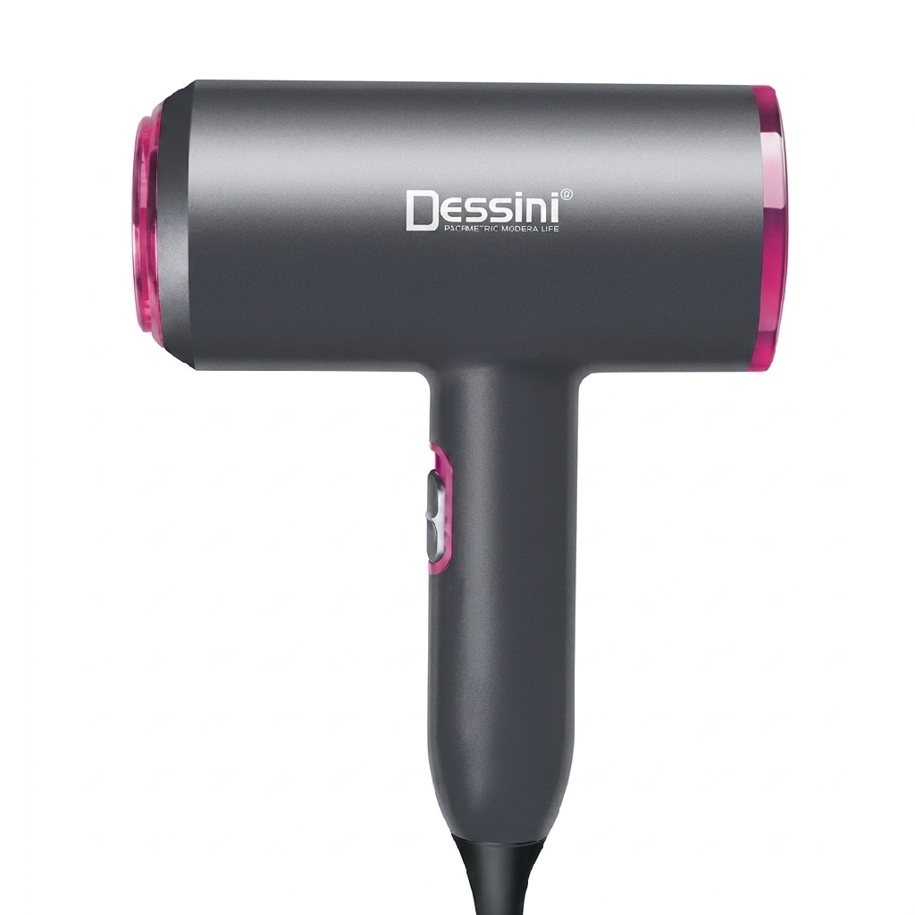سشوار دسینی Dessini حرفهای مدل KD3131 رنگ مشکی صورتی 2400وات اورجینال