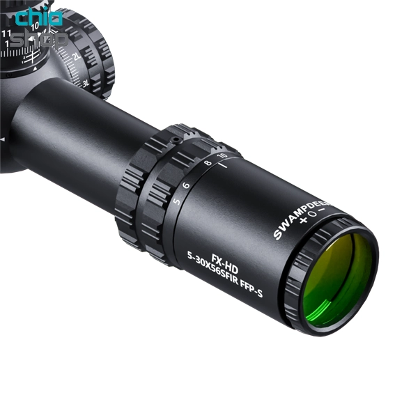 دوربین تفنگ سوامپ دیر FXHD Zerostop 5-30X56 SFIR FFP (قسطی)-(پس کرایه)جدید
