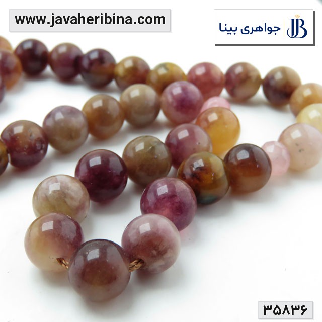تسبیح عقیق خوش رنگ 33 دانه درشت کد35836
