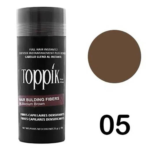 پودر پرپشتکننده موی سر تاپیک (TOPPIK) مدل شماره 5 حجم 50 گرم