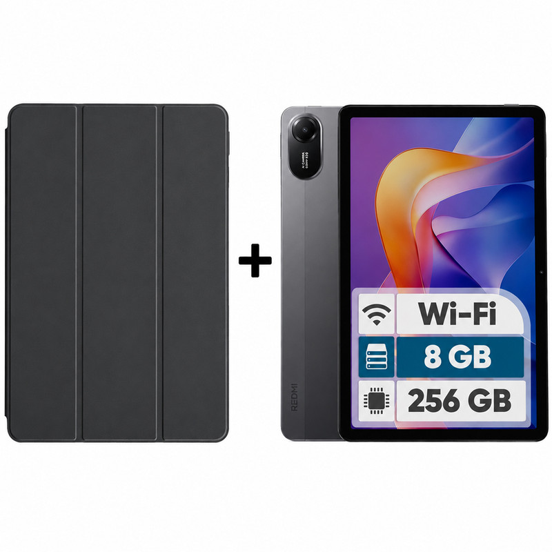 تبلت 11 اینچ شیائومی مدل Redmi Pad 2 Wi-Fi با ظرفیت 256 گیگابایت و رم 8 گیگابایت به همراه کاورجدید