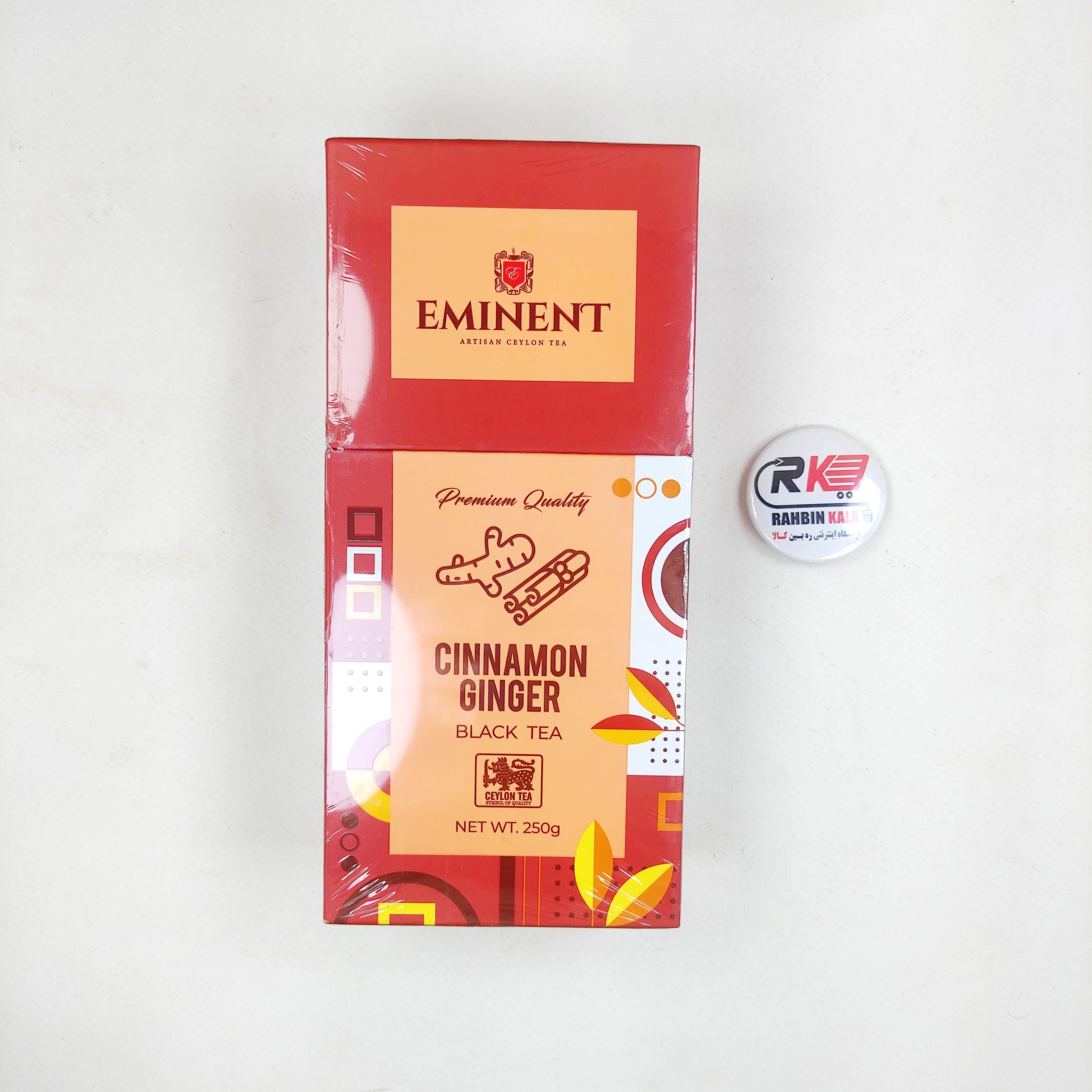 چای امیننت eminent مدل دارچین زنجبیل cinnamon ginger وزن 250 گرم