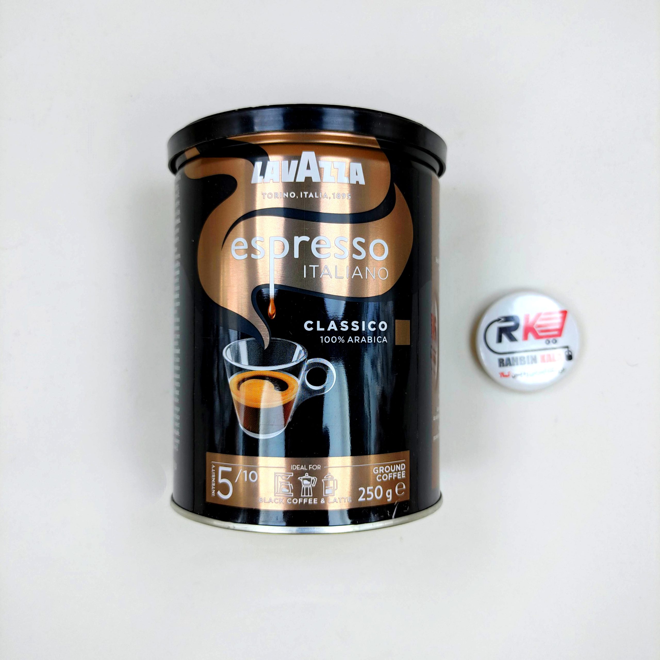 پودر قهوه اسپرسو ایتالیانو لاوازا ( lavazza ) قوطی 250 گرم