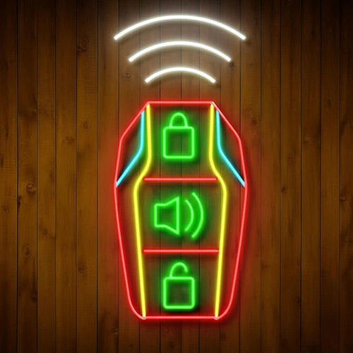 تابلو نئون طرح ریموت کد 15373 (اقساطی) NE