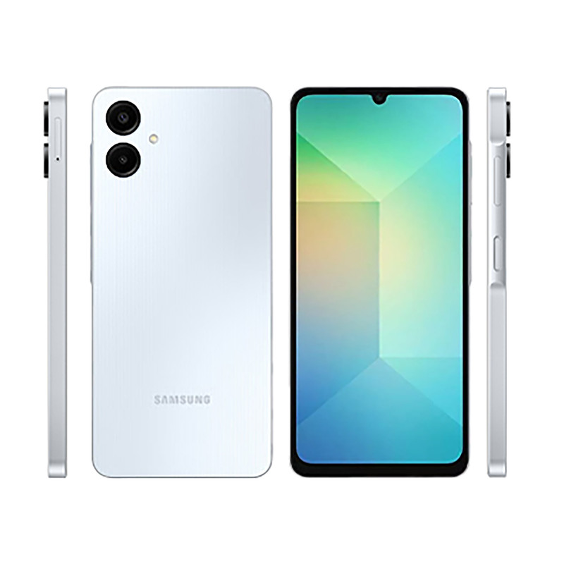 گوشی موبایل اسامسونگ مدل Galaxy A06 دو سیم کارت ظرفیت 128 گیگابایت و رم 6 گیگابایت - به همراه شارژر 25 وات سامسونگجدید