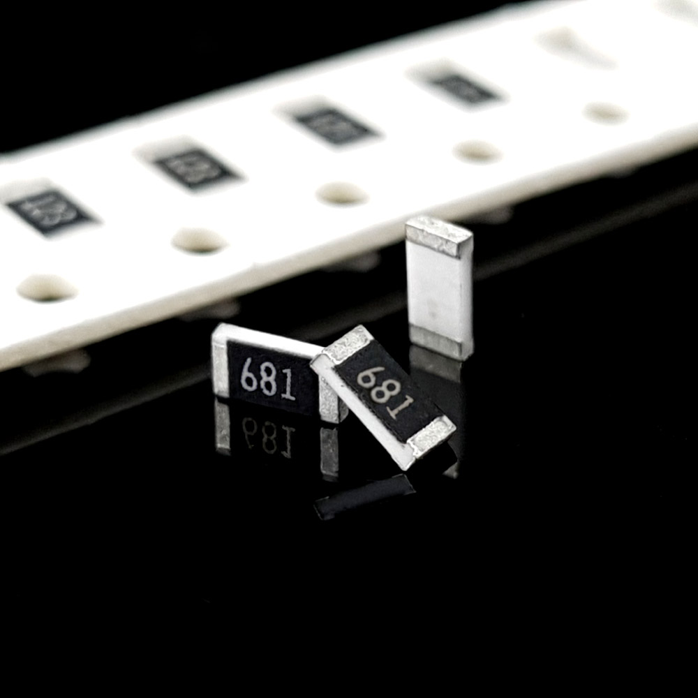 مقاومت 680Ohm SMD پکیج 0805 (بسته 95 عددی)