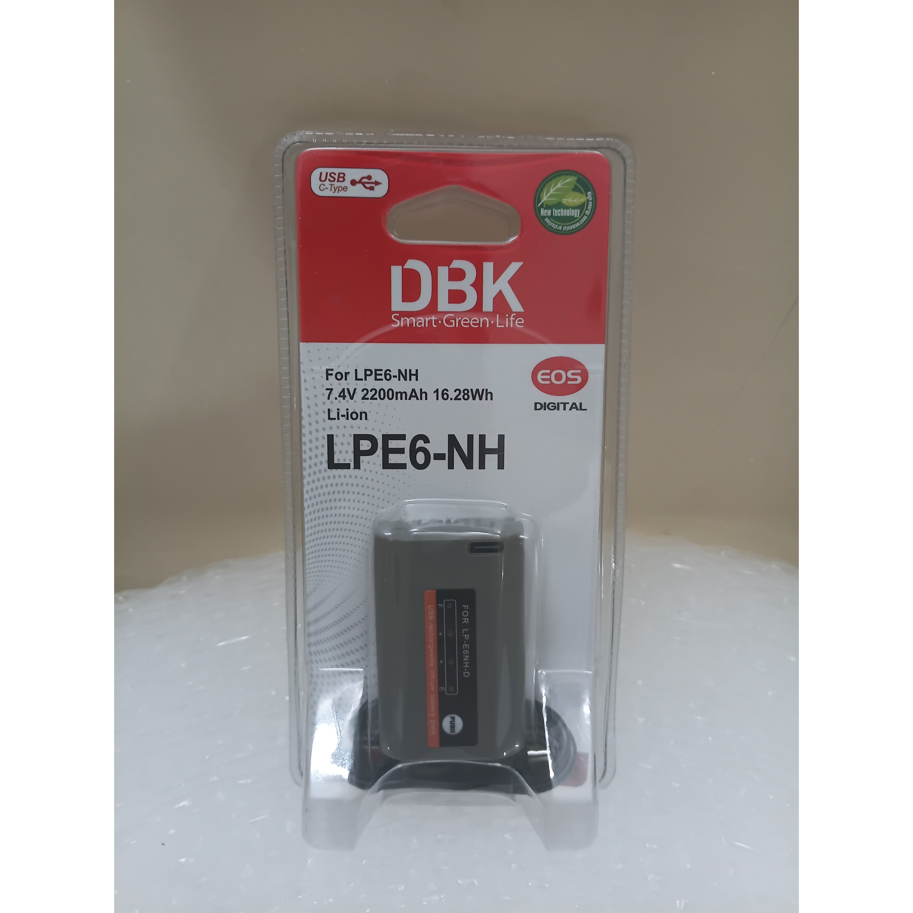 باتری دوربین کانن برند DBK مدل E6NHجدید