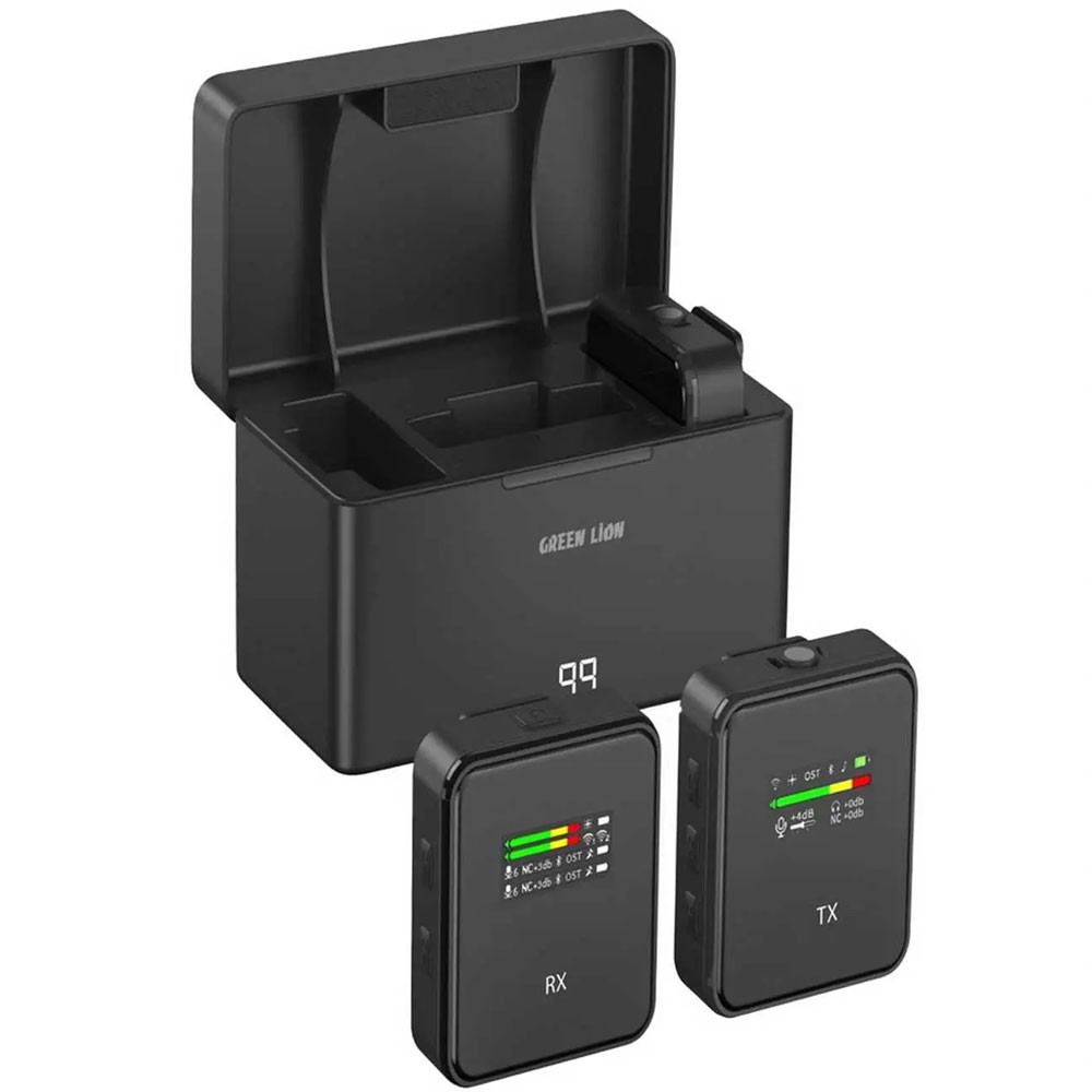 ویژه میکروفون یقه ای حرفه ای گرین لاین Green Lion GLM-Professional Wireless Mic GNPGLMMICBK اصلجدید