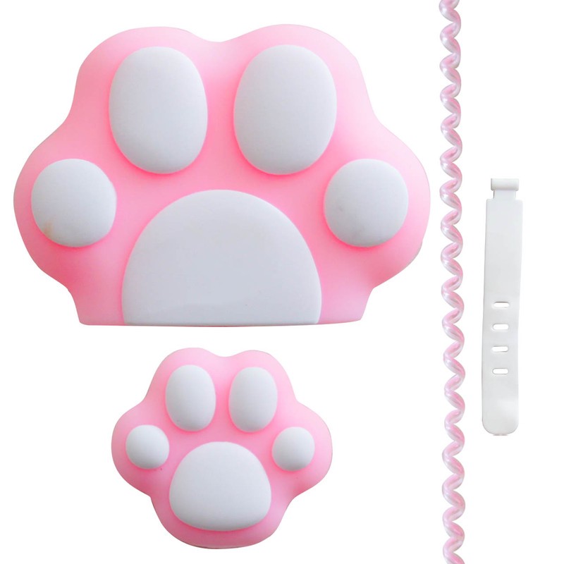 ویژه محافظ کابل طرح فانتزی پنجه مدل CatPaw-Cover به همراه محافظ شارژر دیواری مجموعه 4 عددی اصلجدید