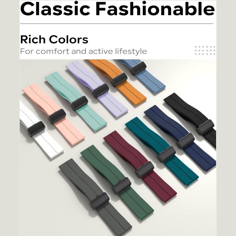 ویژه بند آی ویش مدل Magnetic Clasp مناسب برای ساعت هوشمند سامسونگ Galaxy Watch 6 Classic 47mm اصل