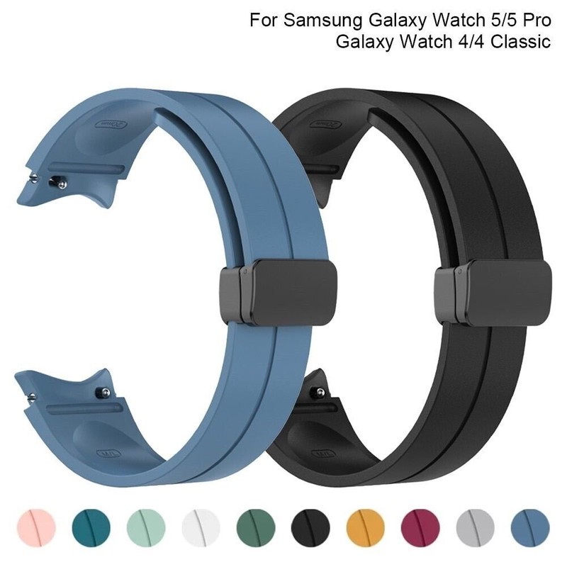 ویژه بند مدل magnetsil مناسب برای ساعت هوشمند سامسونگ galaxy watch5 40mm 44mm اصلجدید