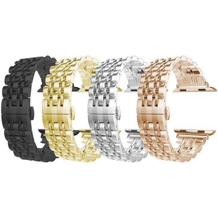 ویژه بند آی ویش مدل 7bead مناسب برای اپل واچ سری se 1 2 3 4 5 6 7 8 9 se2021 se2023 seAluminum سایز 38 میلی متر اصلجدید