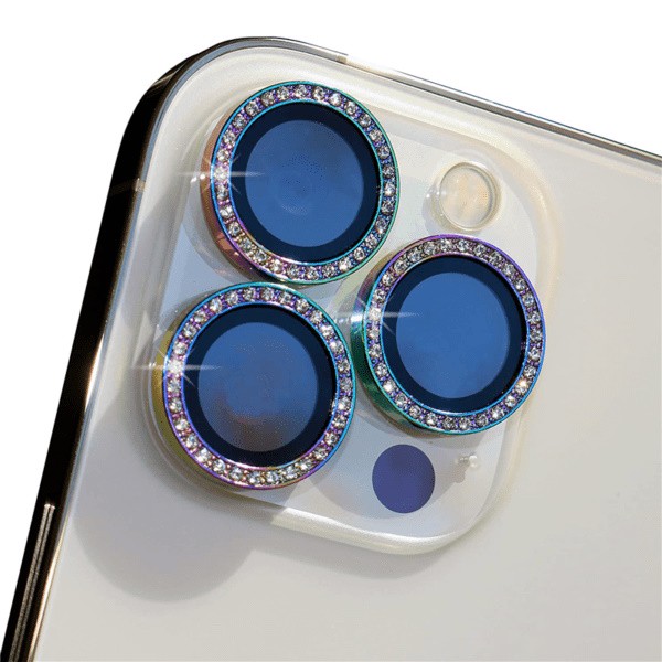 ویژه محافظ لنز دوربین کمرا فیلم مدل رینگی نگین دار مناسب برای گوشی موبایل اپل iPhone 13 promax اصلجدید