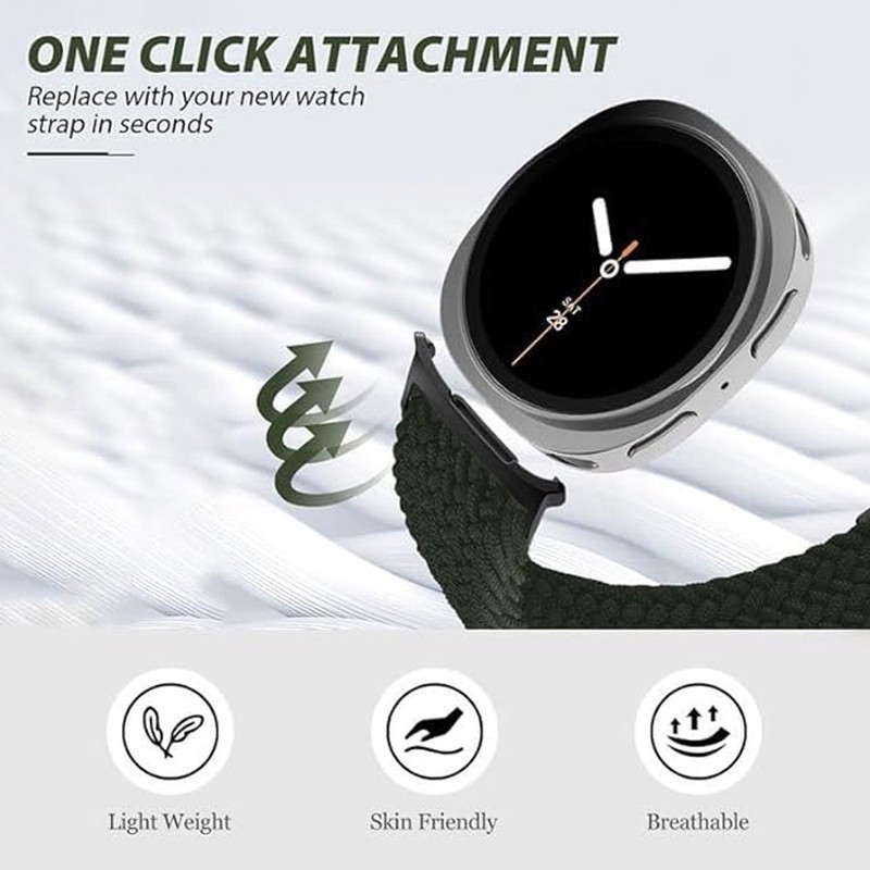 ویژه بند آی ویش مدل Braided magnet مناسب برای ساعت هوشمند سامسونگ Galaxy Watch 8 40mm 8 44mm 8 classic 46mm اصلجدید