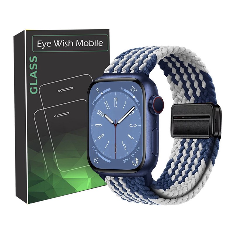 ویژه بند آی ویش مدل Solo loop مناسب برای اپل واچ سری SE 1 2 3 4 5 6 7 8 9 ALUMINUM سایز 41 میلی متری اصلجدید