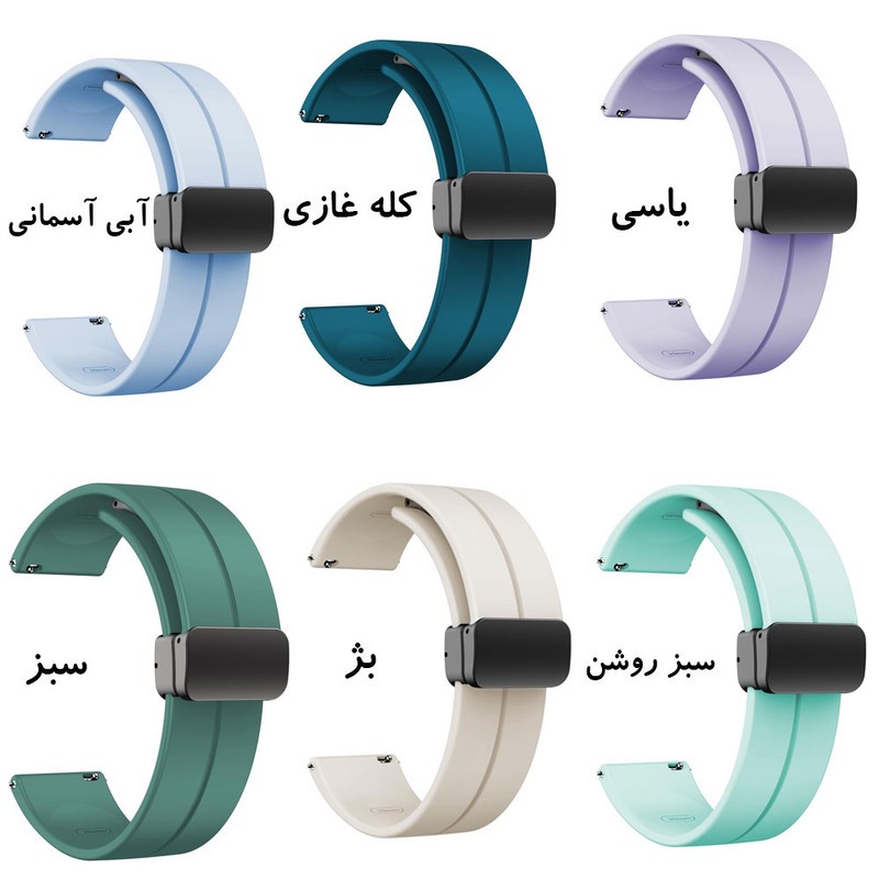 ویژه بند آی ویش مدل Magnetic Clasp مناسب برای ساعت هوشمند سامسونگ Galaxy Watch 4 5 6 7 40mm اصل