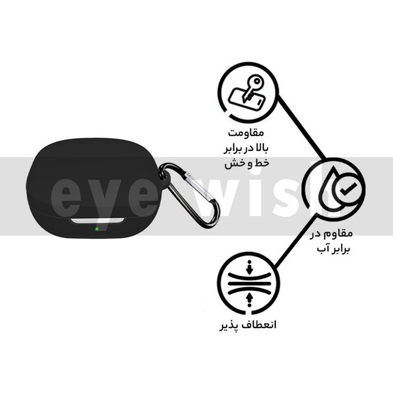 ویژه کاور آی ویش مدل silc مناسب برای کیس هدفون بی سیم انکر Soundcore A20i اصلجدید