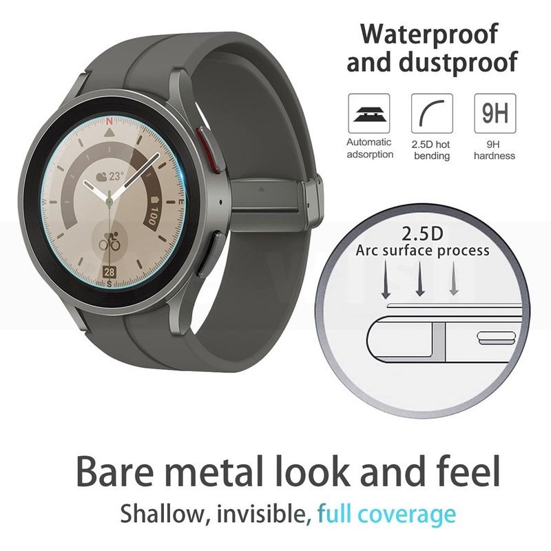 ویژه محافظ صفحه نمایش آی ویش مدل PMMA مناسب برای ساعت هوشمند سامسونگ GALAXY WATCH 5 44 MM بسته دو عددی اصلجدید