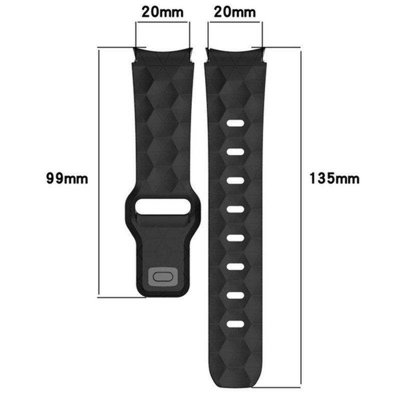 ویژه بند آی ویش مدل Silicon Patern مناسب برای ساعت هوشمند سامسونگ Galaxy Watch 4 40mm 4 44mm 4 classic 42mm 4 classic...جدید