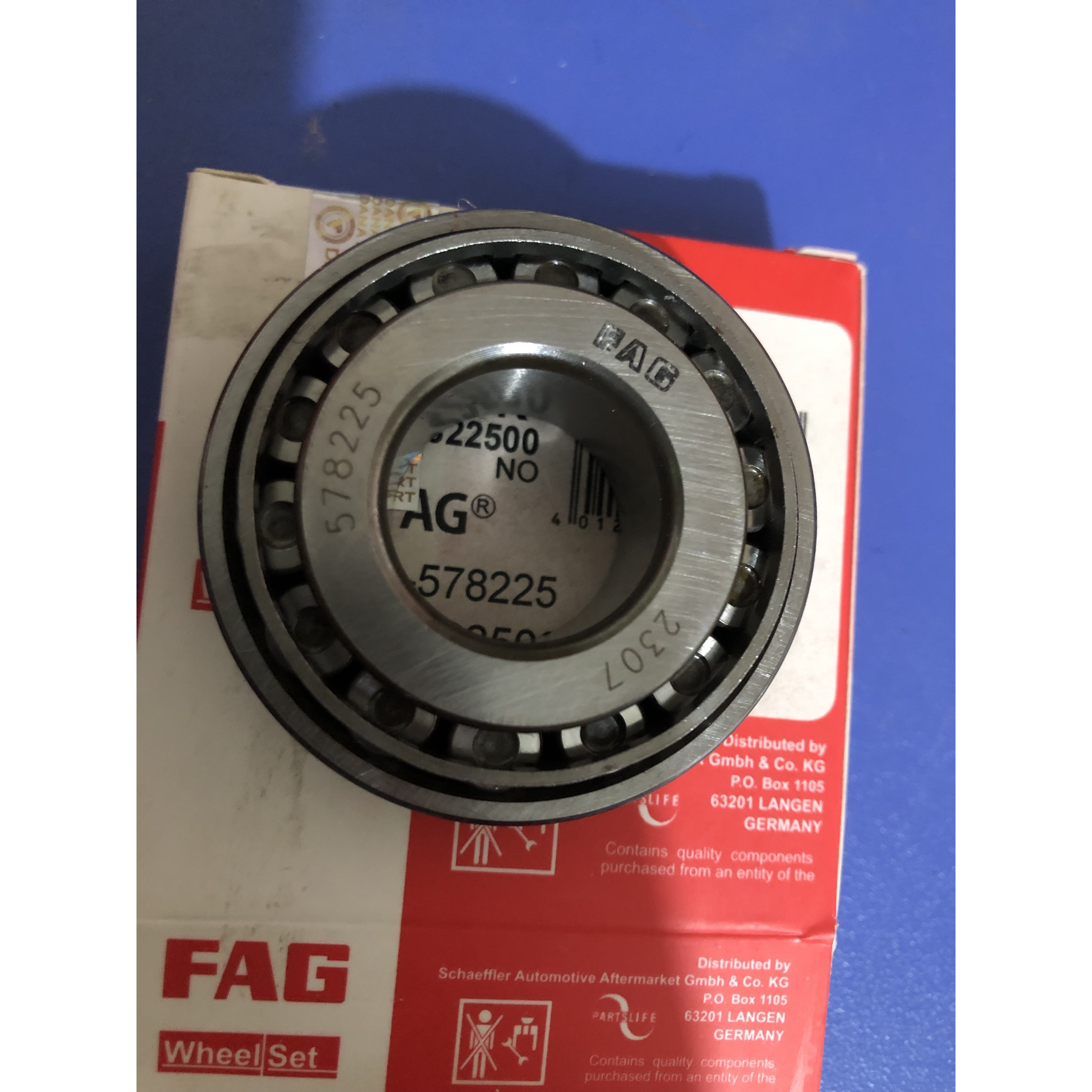 بلبرینگ گیربکس 5782250 پراید FAG آلمان لیبل داناپارتجدید