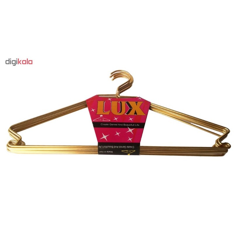 چوب لباسی لوکس کد 077 بسته 6 عددیمدل 2
