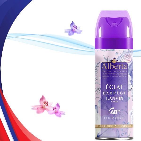اسپری بدن زنانه آلبرتا مدل ECLAT DARPEGE -LANVIN حجم 200 میلی لیتر