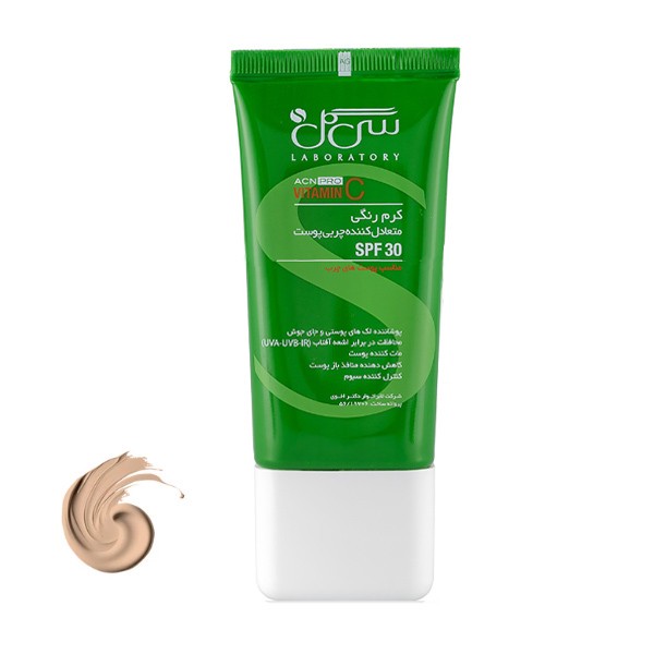 کرم ضد آفتاب رنگی سی گل SPF30 مدل N01 مناسب انواع پوست حجم 40 میلی لیتر