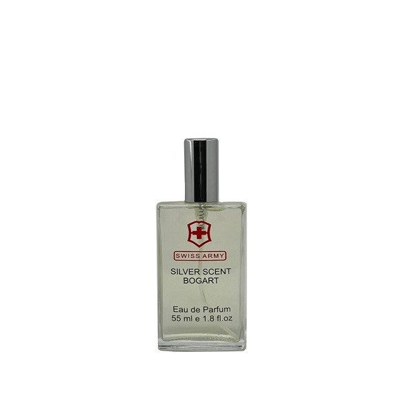عطر جیبی مردانه سوئیس آرمی مدل بوگارت سیلور سنت حجم 55 میلی لیتر
