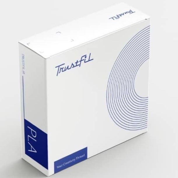 فیلامنت PLA پرینتر سه بعدی تراست فیل Trustfil مدل PLA قطر 1.75 میلی متر 1 کیلوگرم