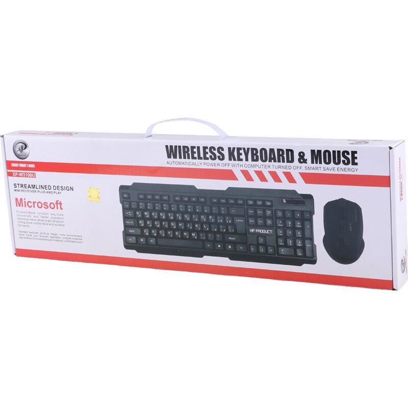 کیبورد و ماوس بی سیم ایکس پی مدل XP PRODUCT XP-W3100U