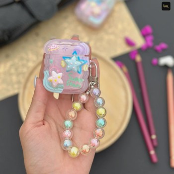 قاب ایرپاد ستاره ای به همراه آویز(Airpods Case Sweet Star) (LP447)جدید