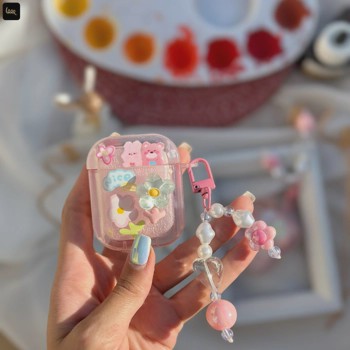 قاب ایرپاد گل کریستالی (Airpods Case Flower Crystal) (LP434)جدید