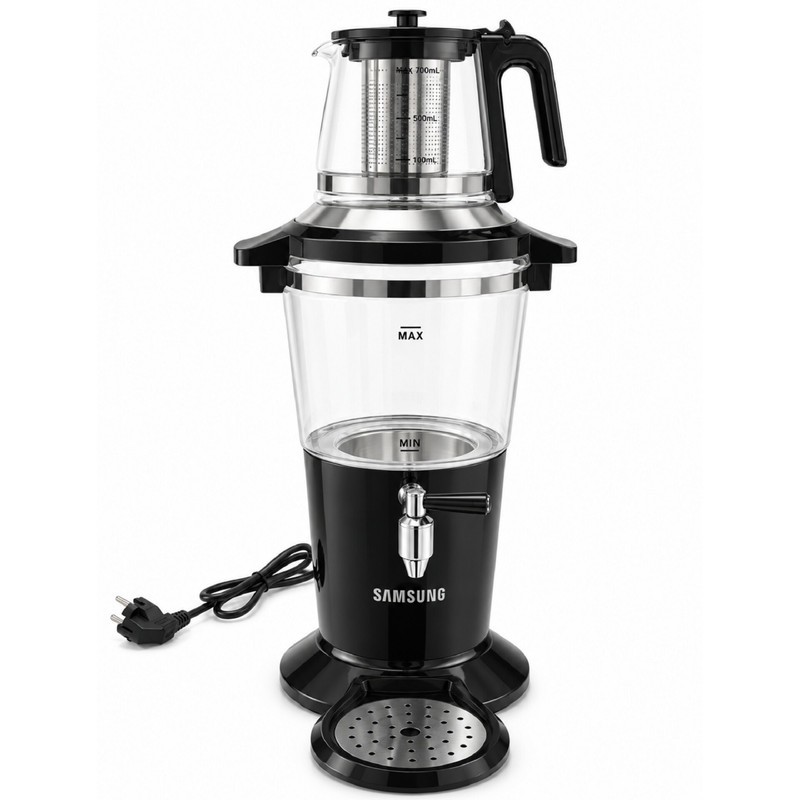 چای ساز روی هم سامسونیا مدل V-3040جدید
